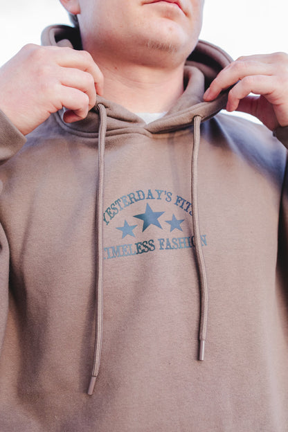 Yesterday's Fits Timeless Fashion Hoodie (Tan)