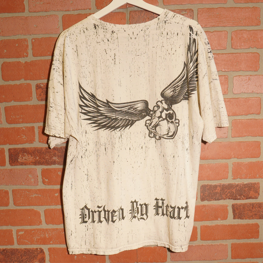 VTG Y2K Kill It Heart White Tee