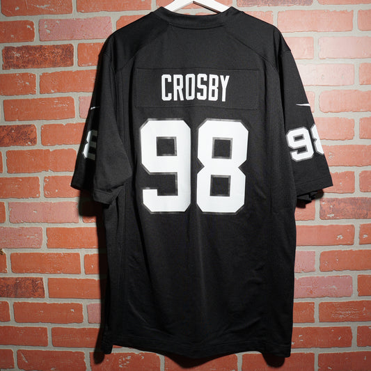 NWT Nike NFL Las Vegas Raiders Maxx Crosby Black Jersey