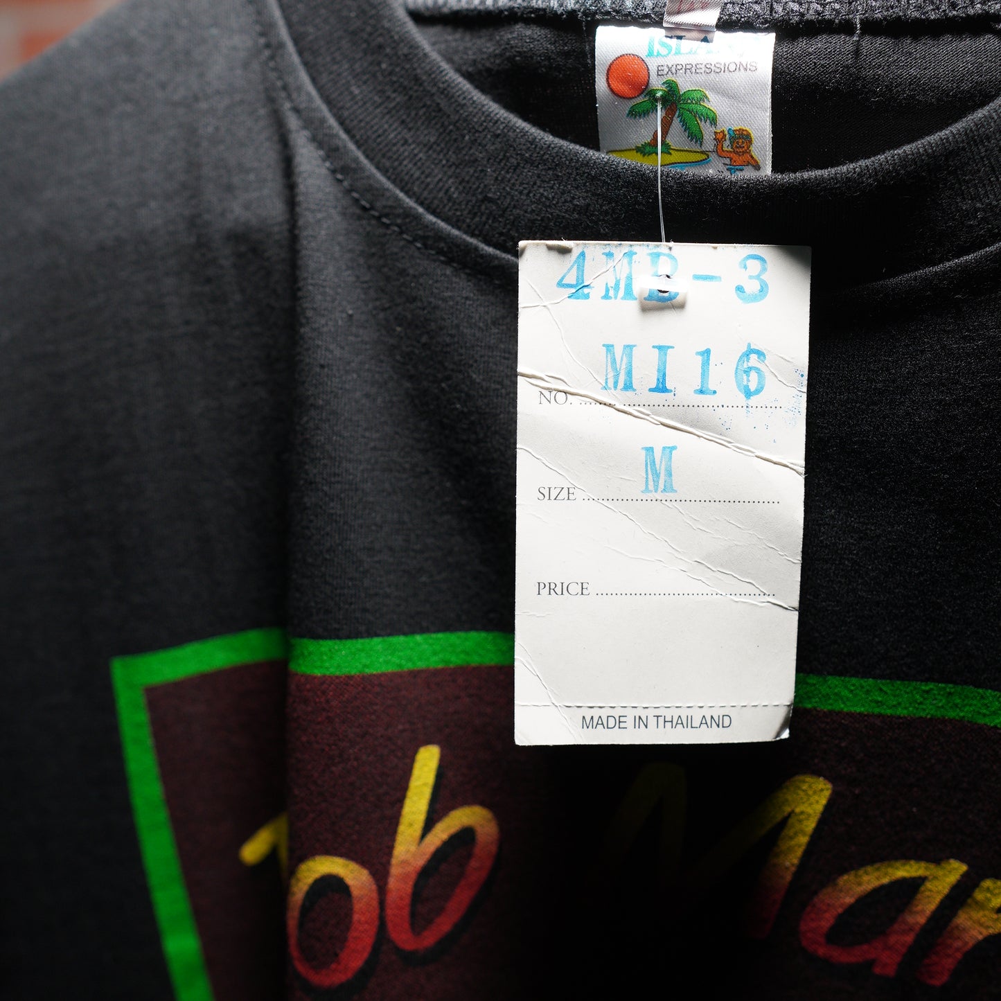 NWT VTG Bob Marley Photo Music Black Tee