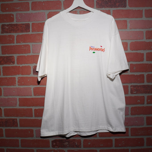 NEW VTG Disney's Pocahontas Movie Premier White Tee