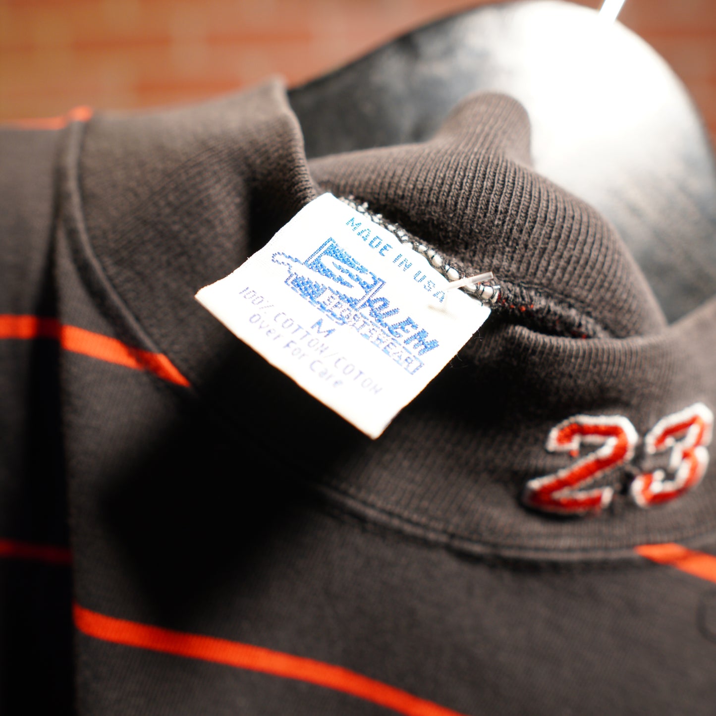VTG NBA Chicago Bulls Turtle Neck Stripe Tee