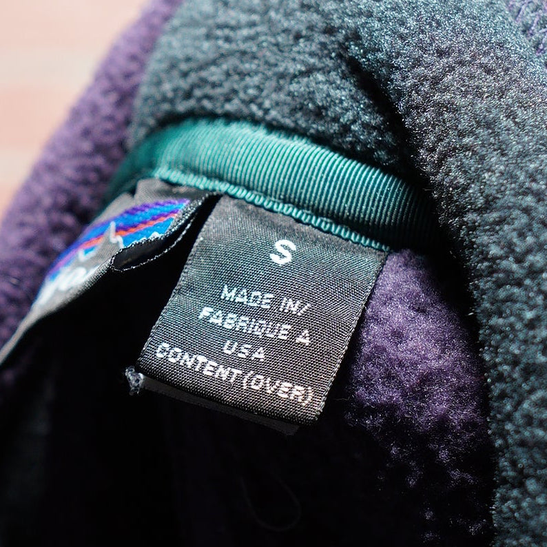 VTG 90’s Patagonia Purple USA Made Fleece Jacket