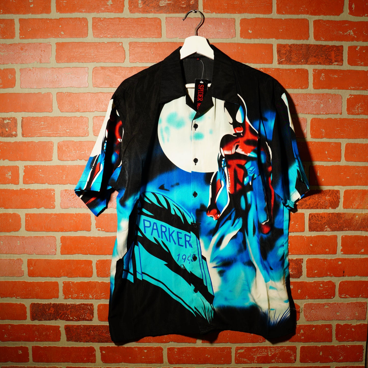 VTG Y2K Spider-Man Button-Up Shirt