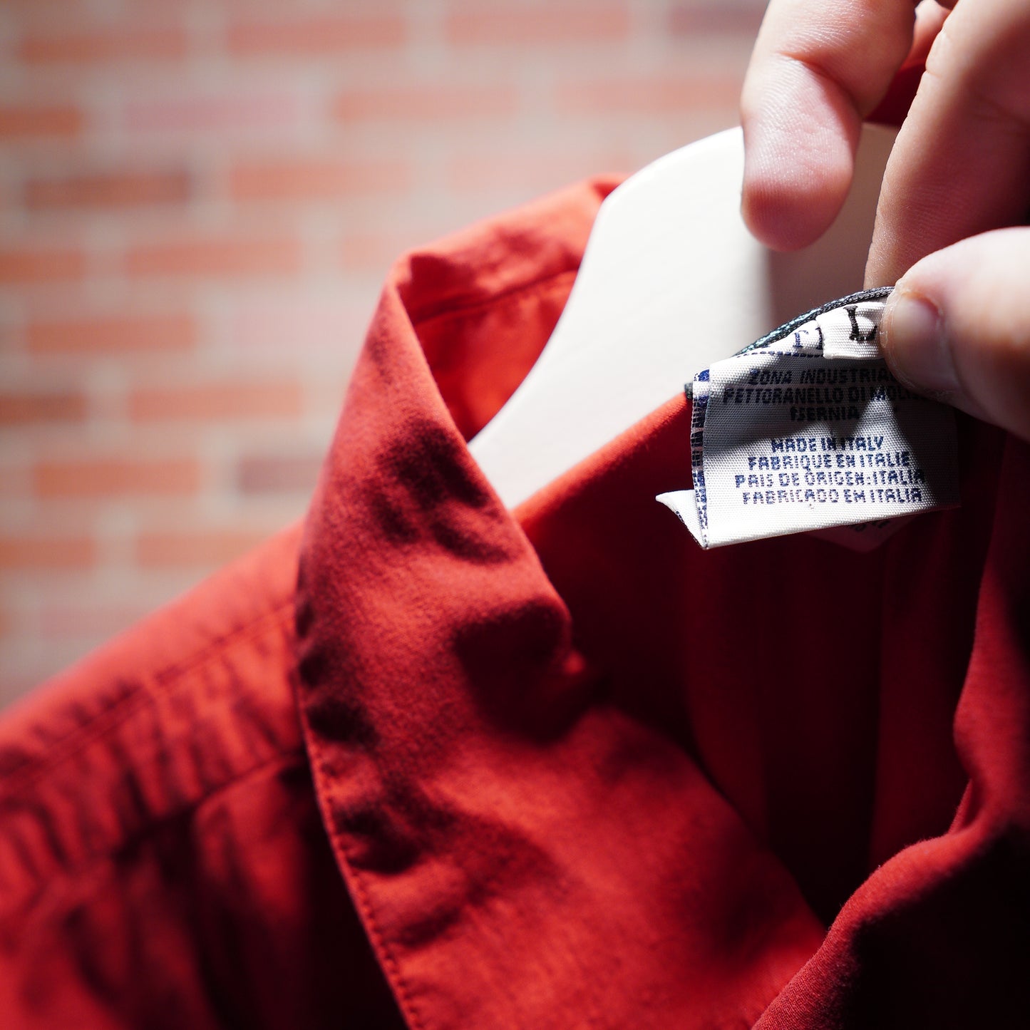 VTG 90's Versace Collection Red Button-Up Shirt