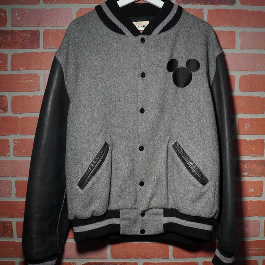 VTG The Disney Store Mickey and Friends Wool / Leather LettermanJacket