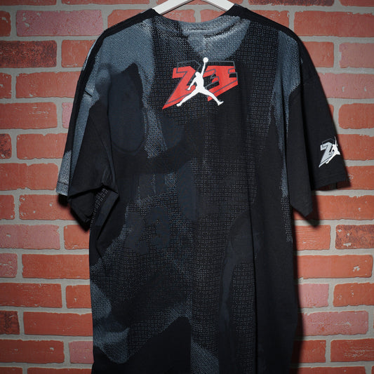 Y2K Jordan Brand Digi AOP Black Tee