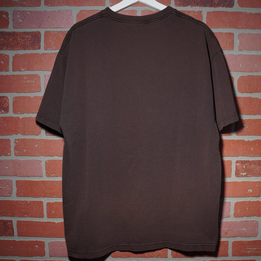 Y2K Star Wars Storm Trooper Skull & Cross Brown Tee