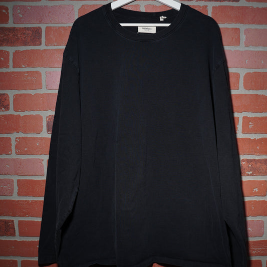 Fear Of God Essentials L/S Black Tee
