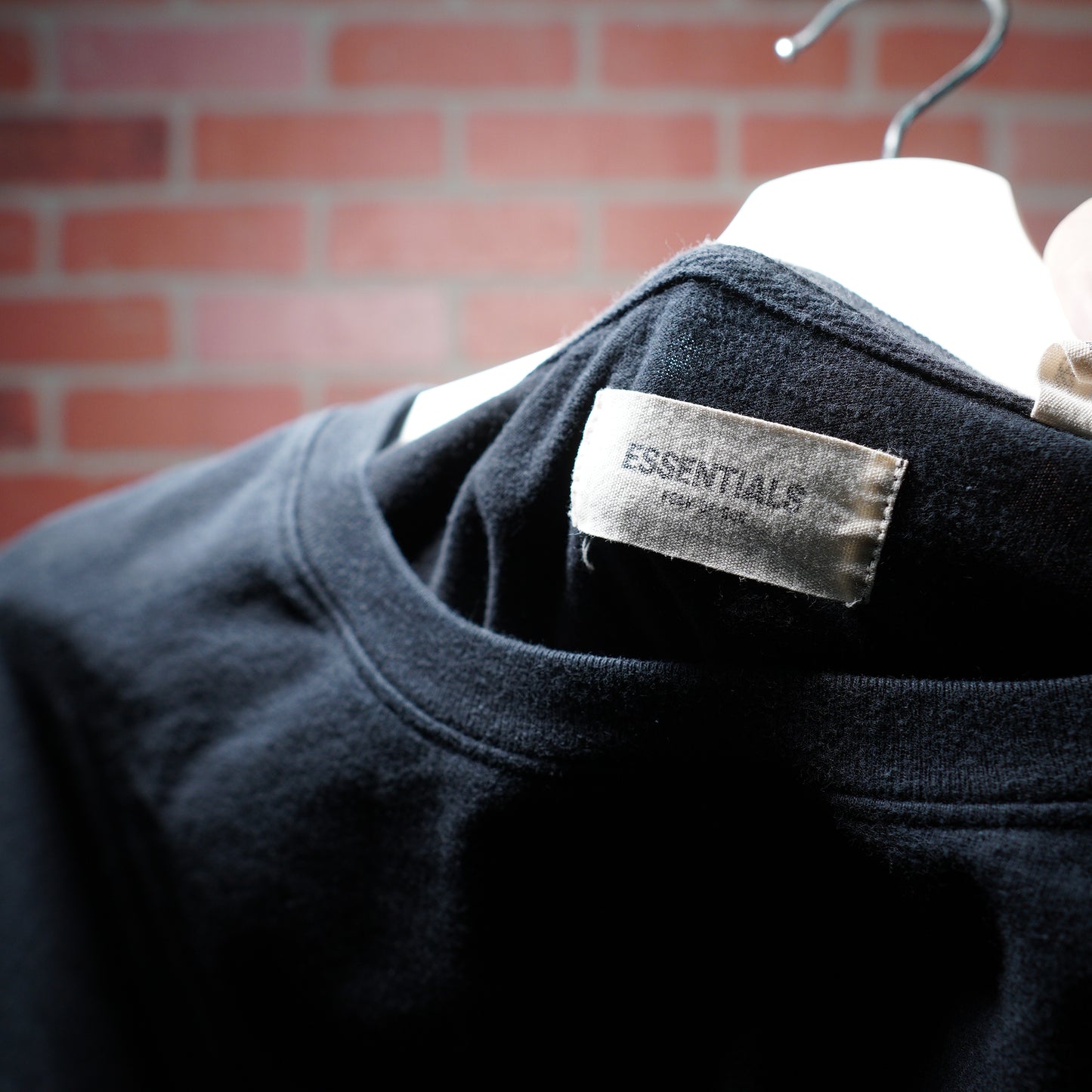 Fear Of God Essentials L/S Black Tee