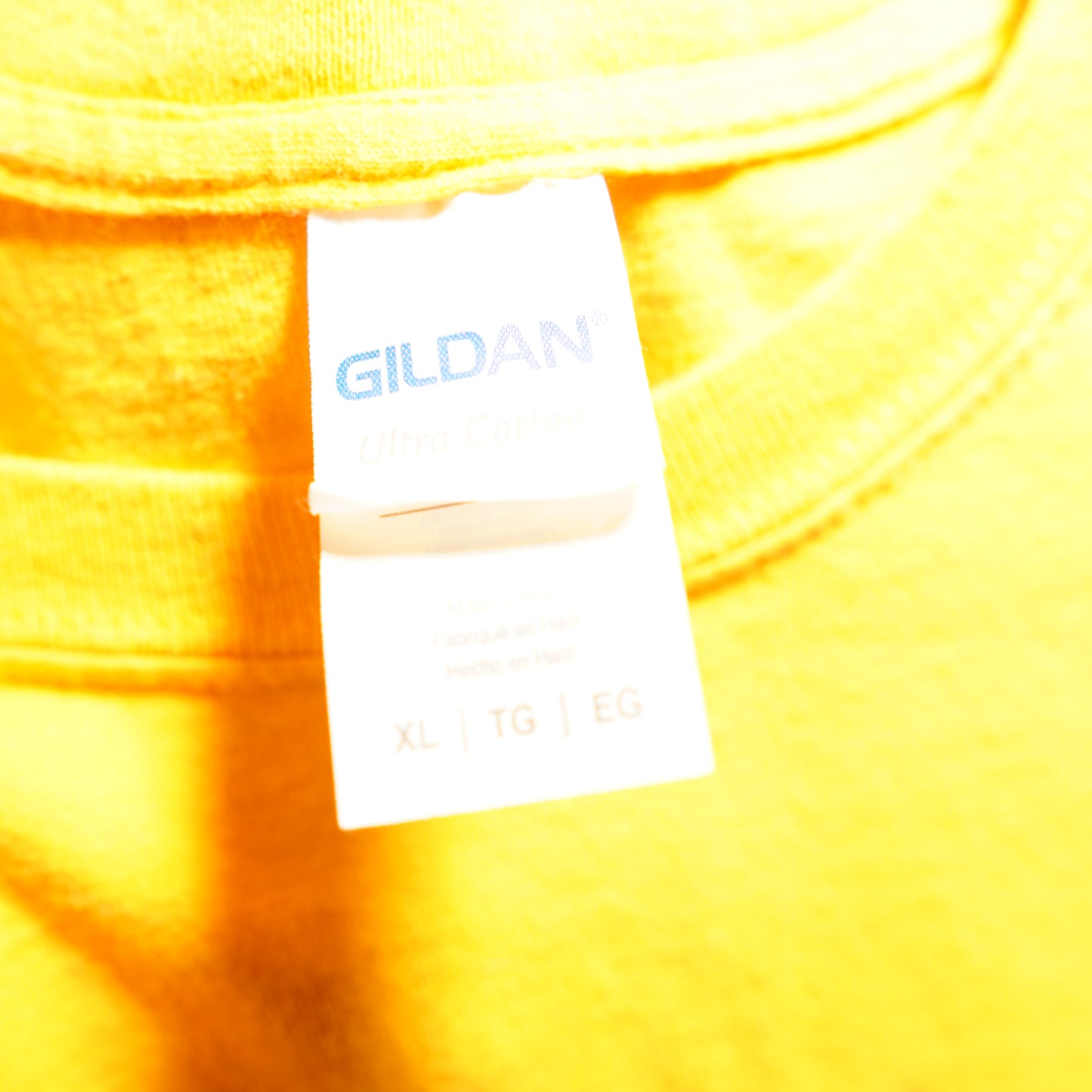 VTG NBA Love Basketball Yellow Tee
