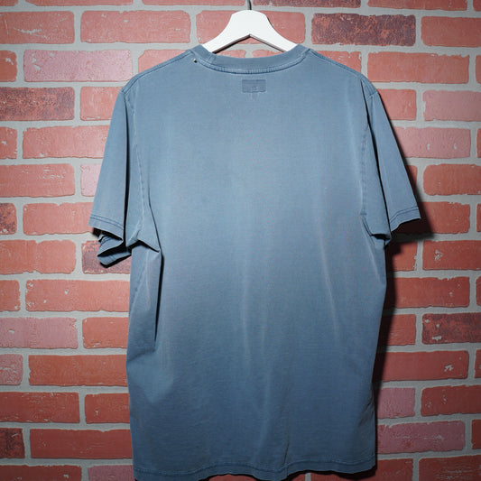 Distressed Supreme Blue Pocket Tee Yesterday's Fits
