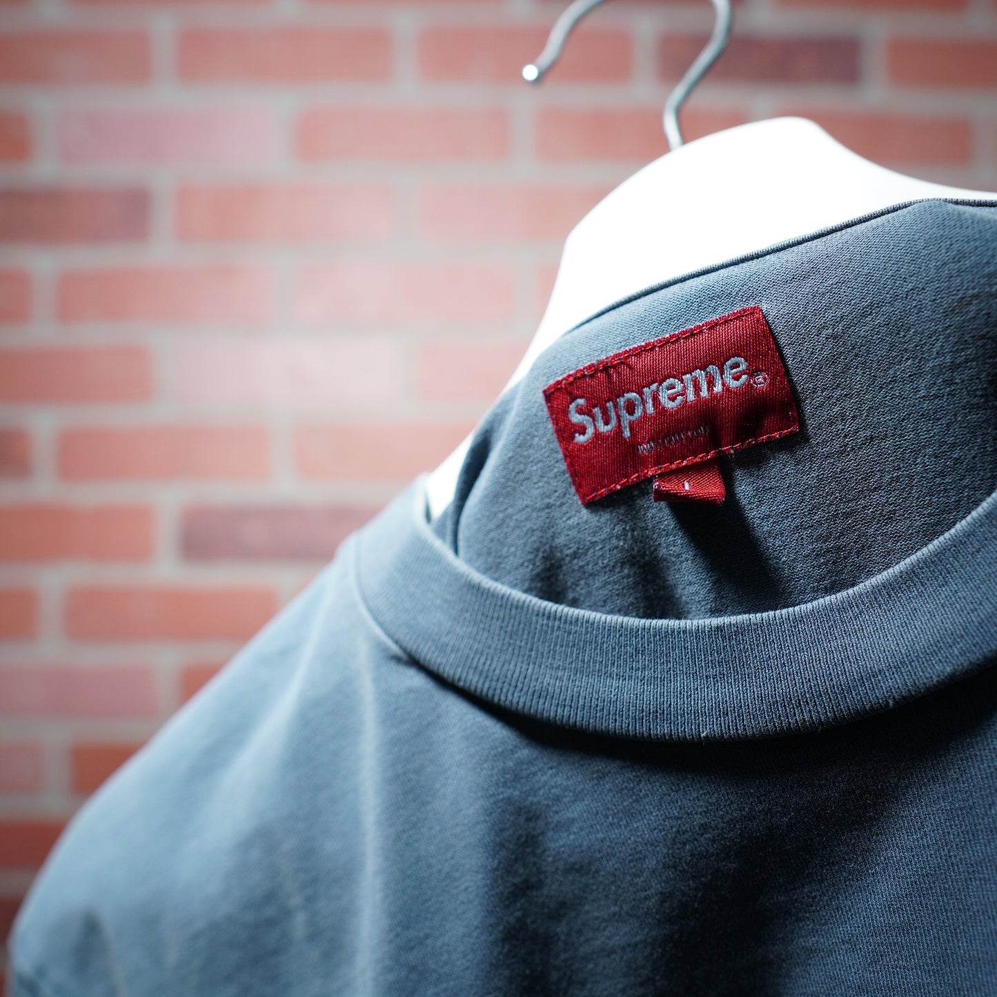 Distressed Supreme Blue Pocket Tee Yesterday's Fits