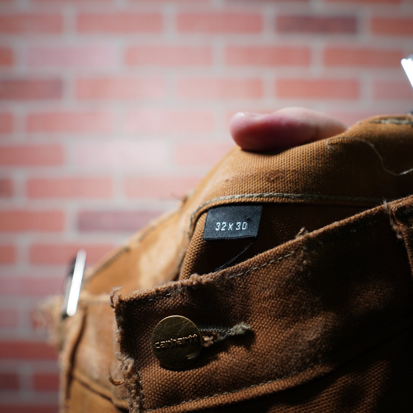Custom Distressed Carhartt Double Knee Shorts Yesterday's Fits