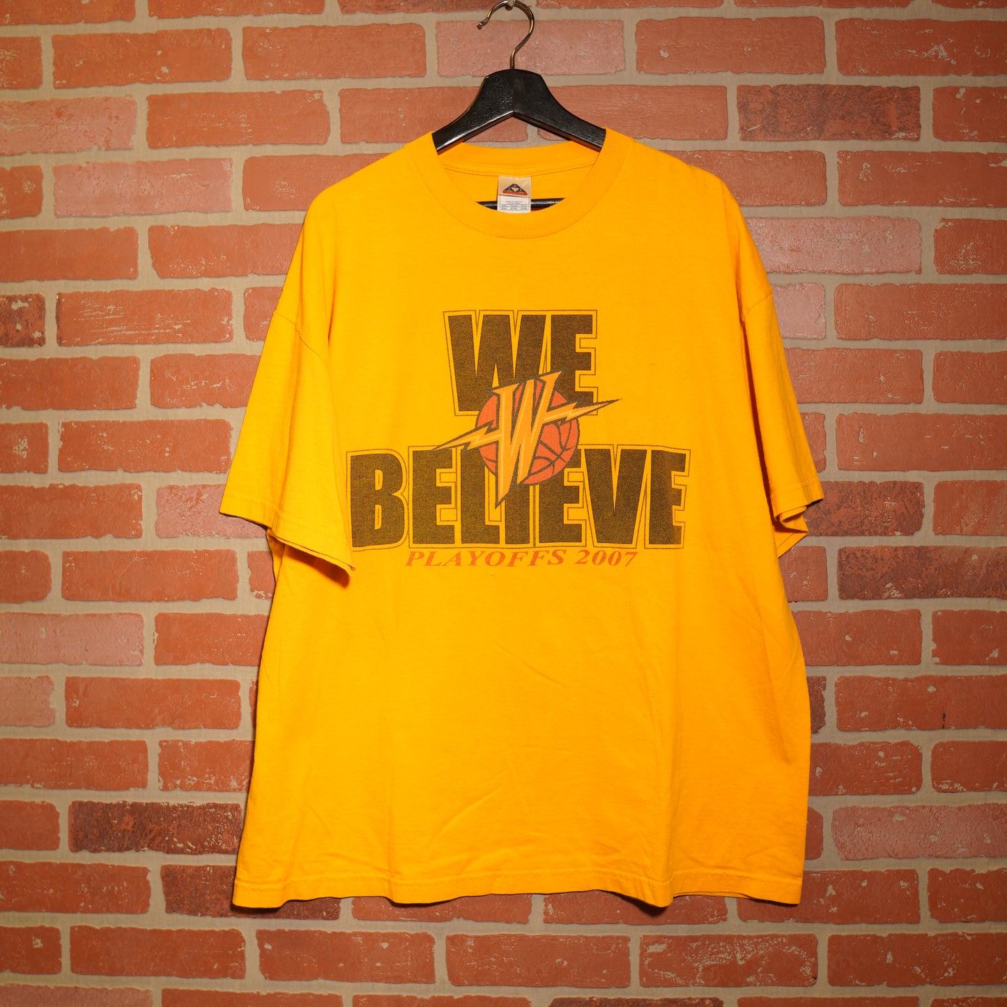 VTG NBA Golden State Warriors 2007 We Believe Playoffs Tee