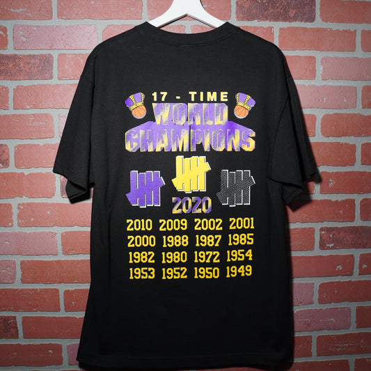Undefeated Los Angeles World Champions 2020 Tee Yesterday's Fits