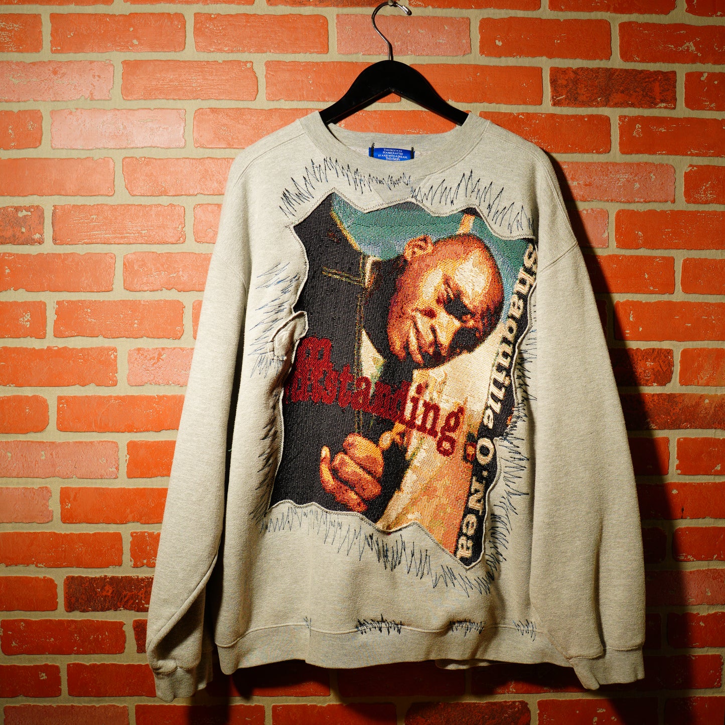 Trev 1of1 Custom Shaq Diesel Stitched Crewneck