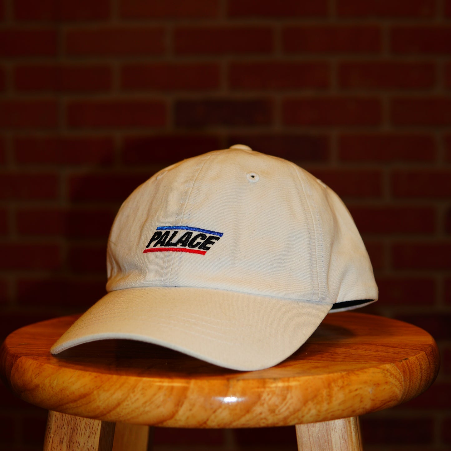 Palace White Logo Dad Hat