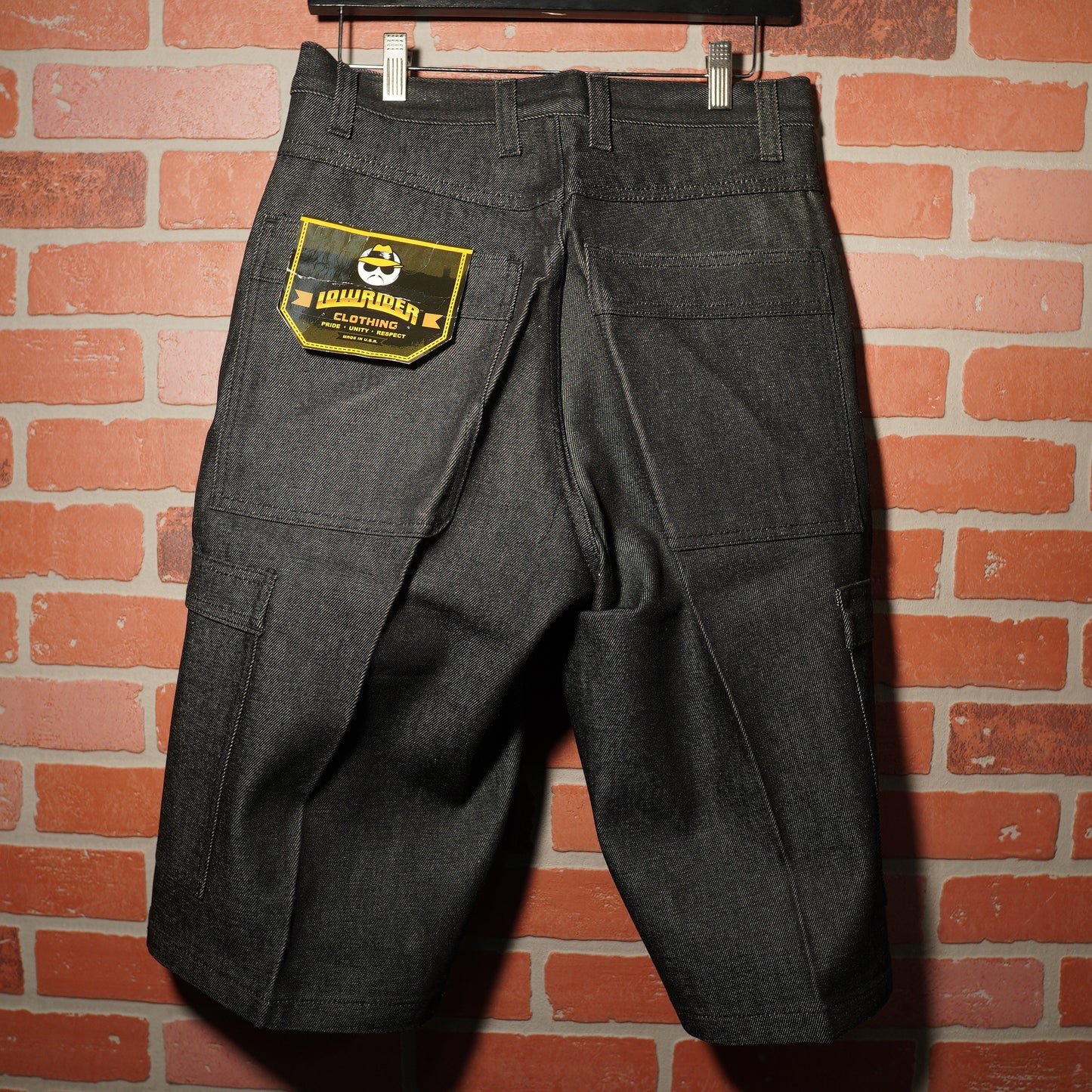 DS VTG Y2K Lowrider Black Denim Shorts Yesterday's Fits Clothing Fashion Vintage Streetwear Fashion Item