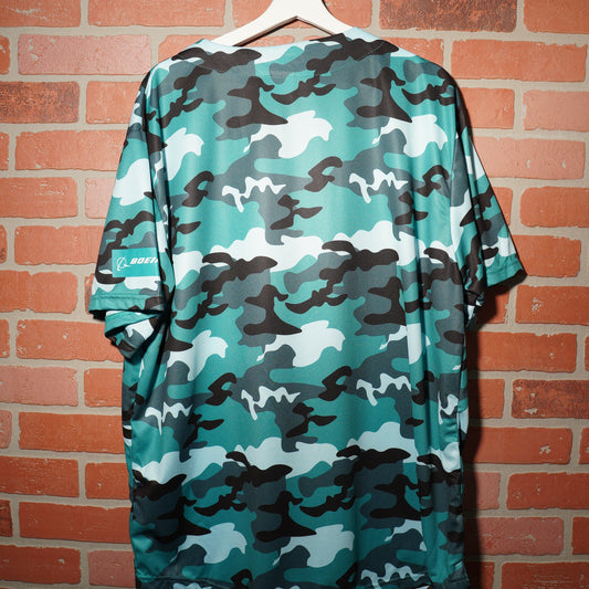 VTG MLB Seattle Mariners Camo Baseball Jersey Yesterday's Fits