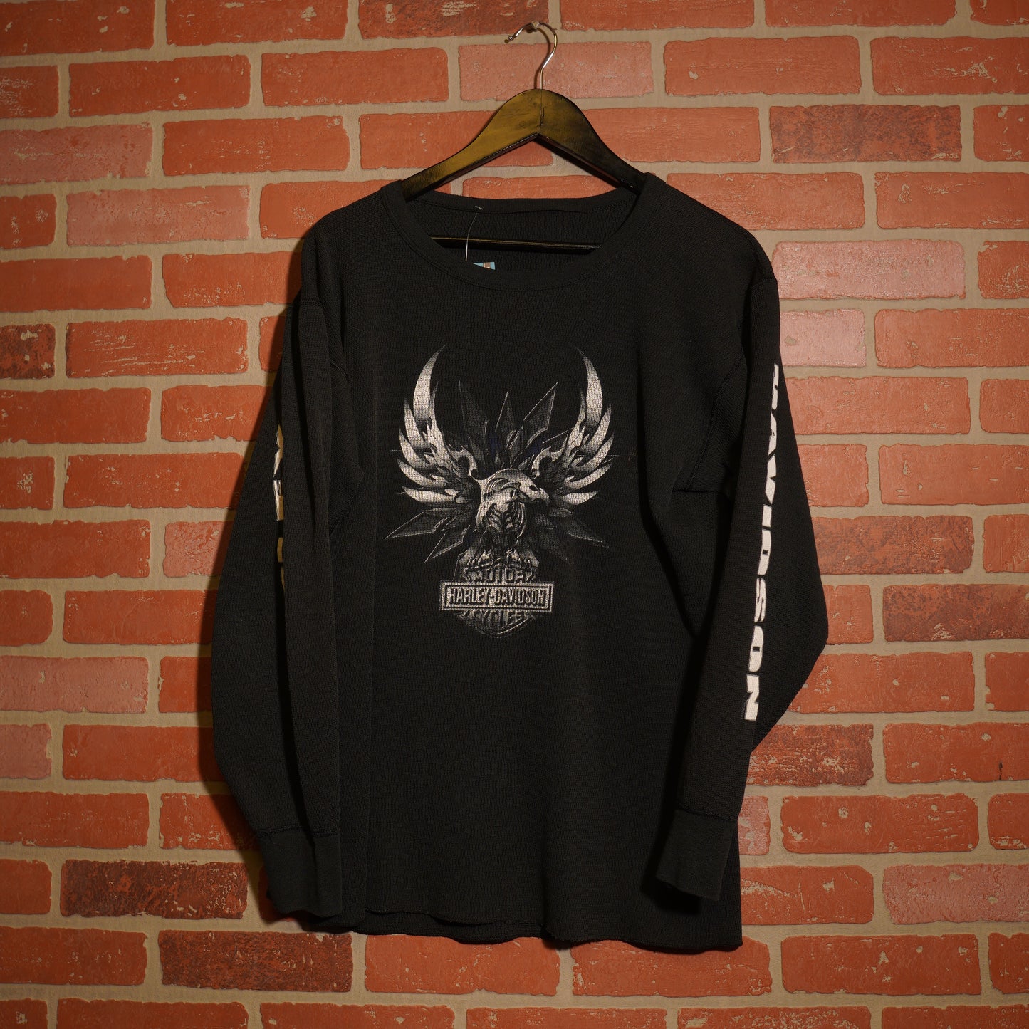 VTG Harley-Davidson Waffle L/S Decatur Tee