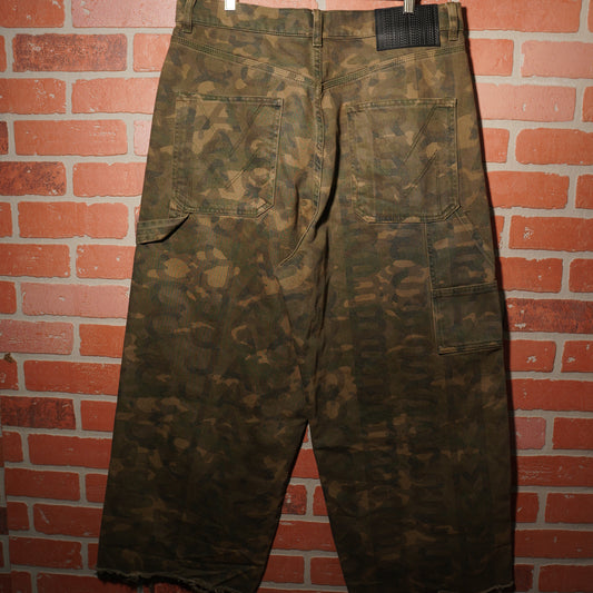 Authentic Marc Jacobs ULTRA BAGGY Camo Pants Yesterday's Fits