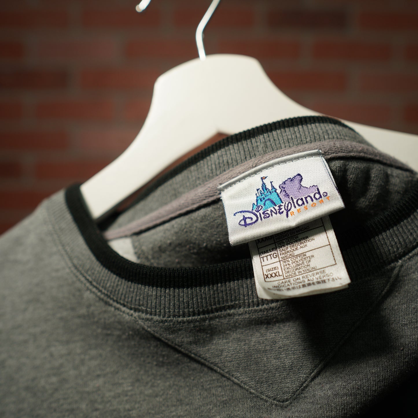 VTG Disneyland Grumpy Grey Crewneck