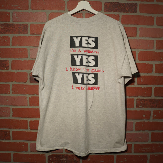 VTG ESPN Yes Grey Tee
