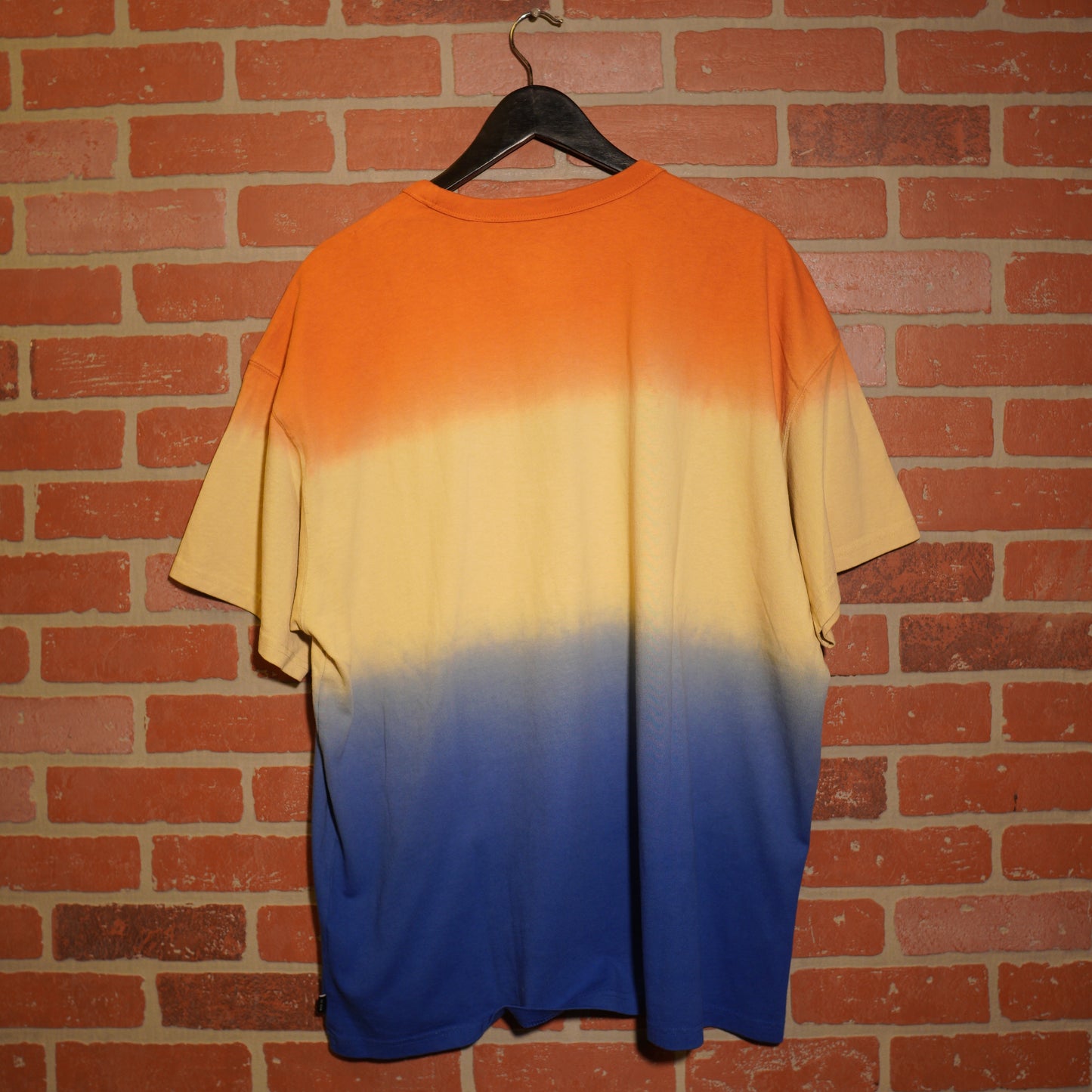 Nike Orange/Blue Fade Center Swoosh Tee