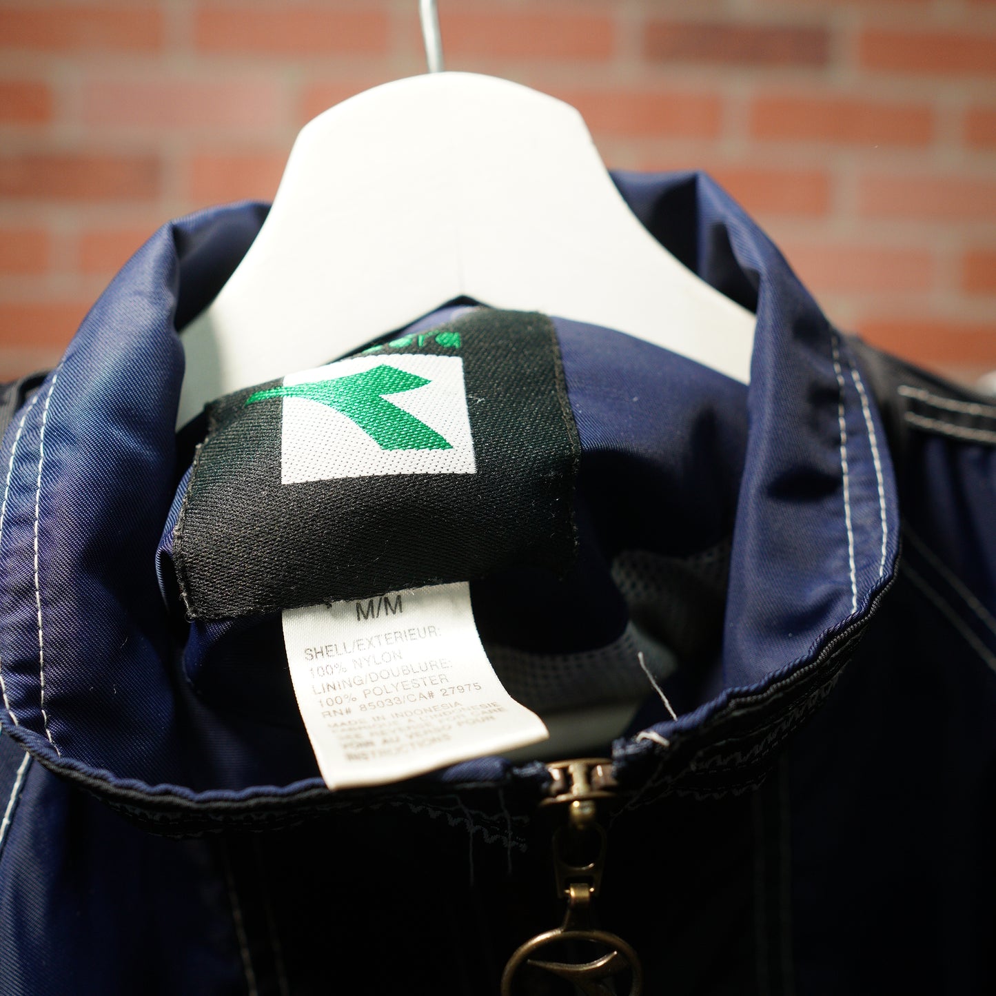 VTG Diadora Zip-Up Windbreaker Jacket