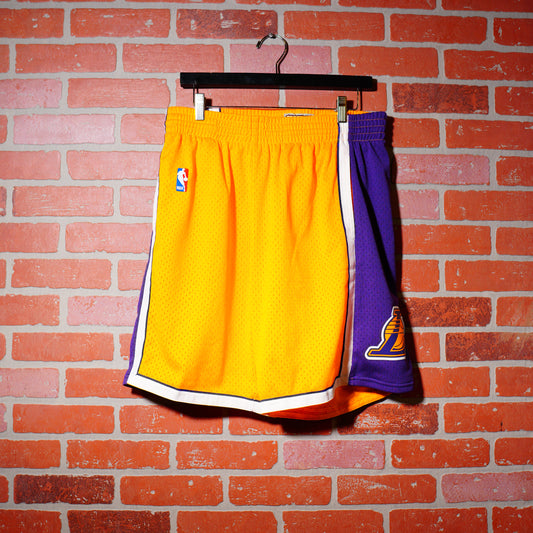 NBA Los Angeles Lakers Yellow Basketball Shorts