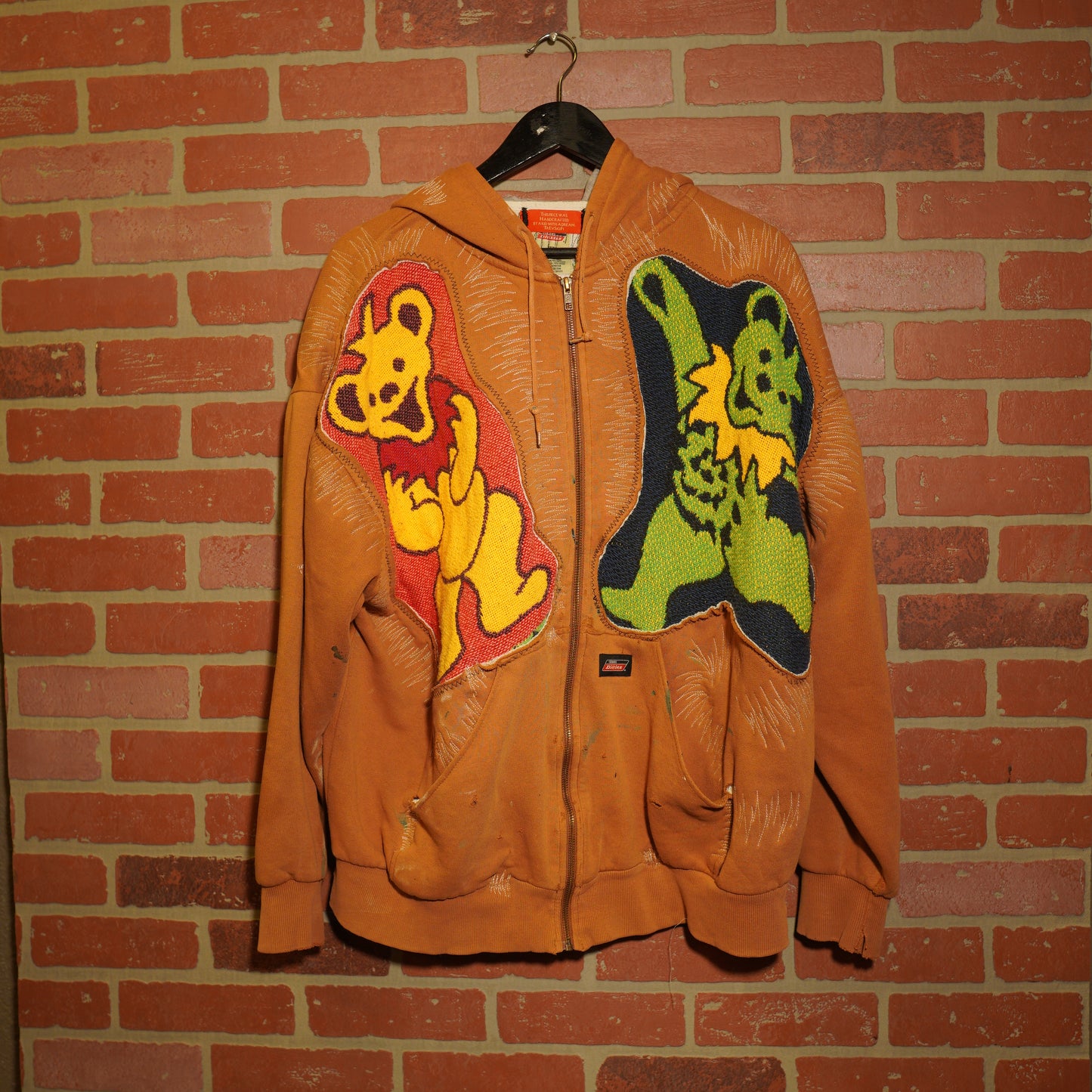 Trevs1of1 Custom Dickies Grateful Dead Zip-Up Jacket