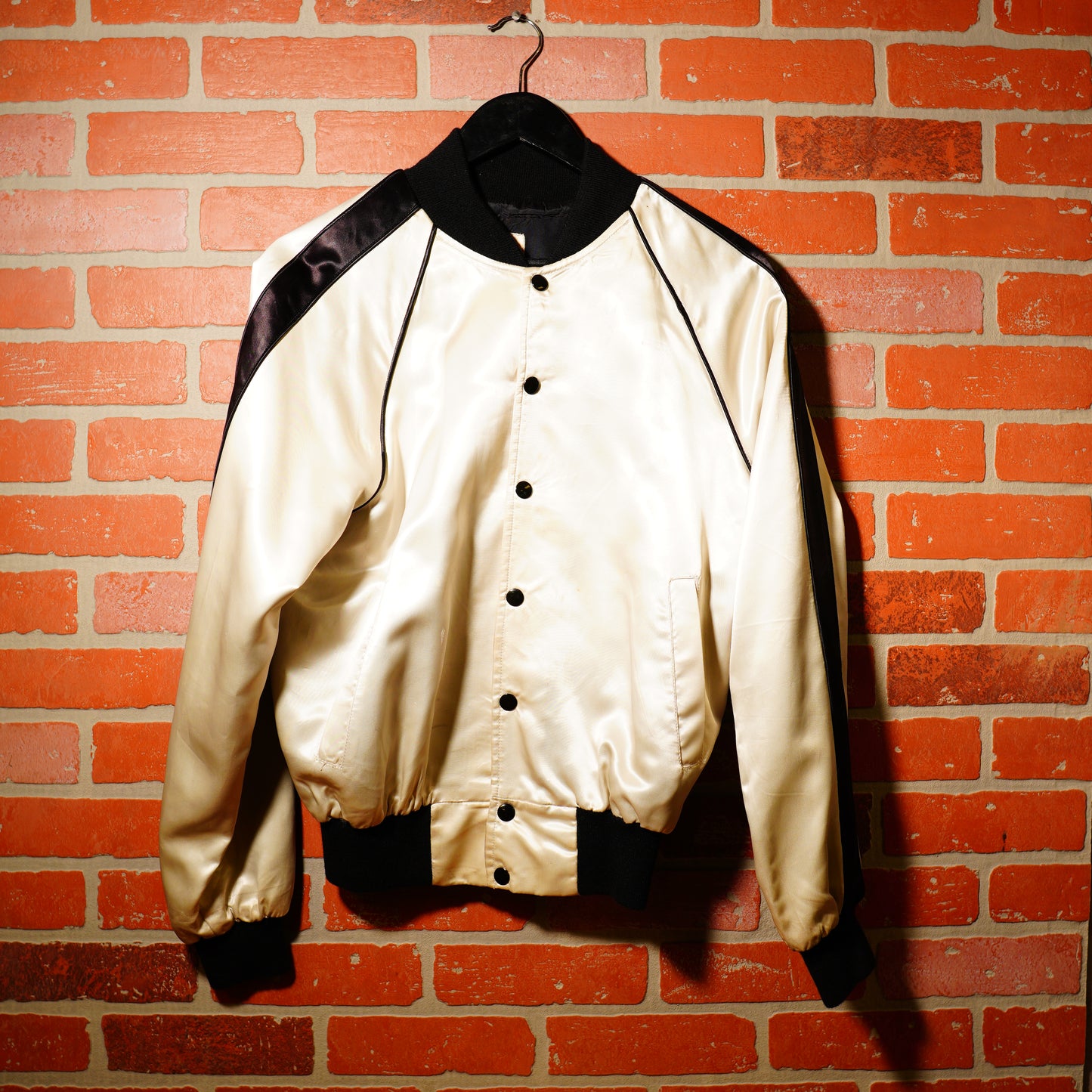 VTG NFL LA Raiders Boosters White Satin Jacket