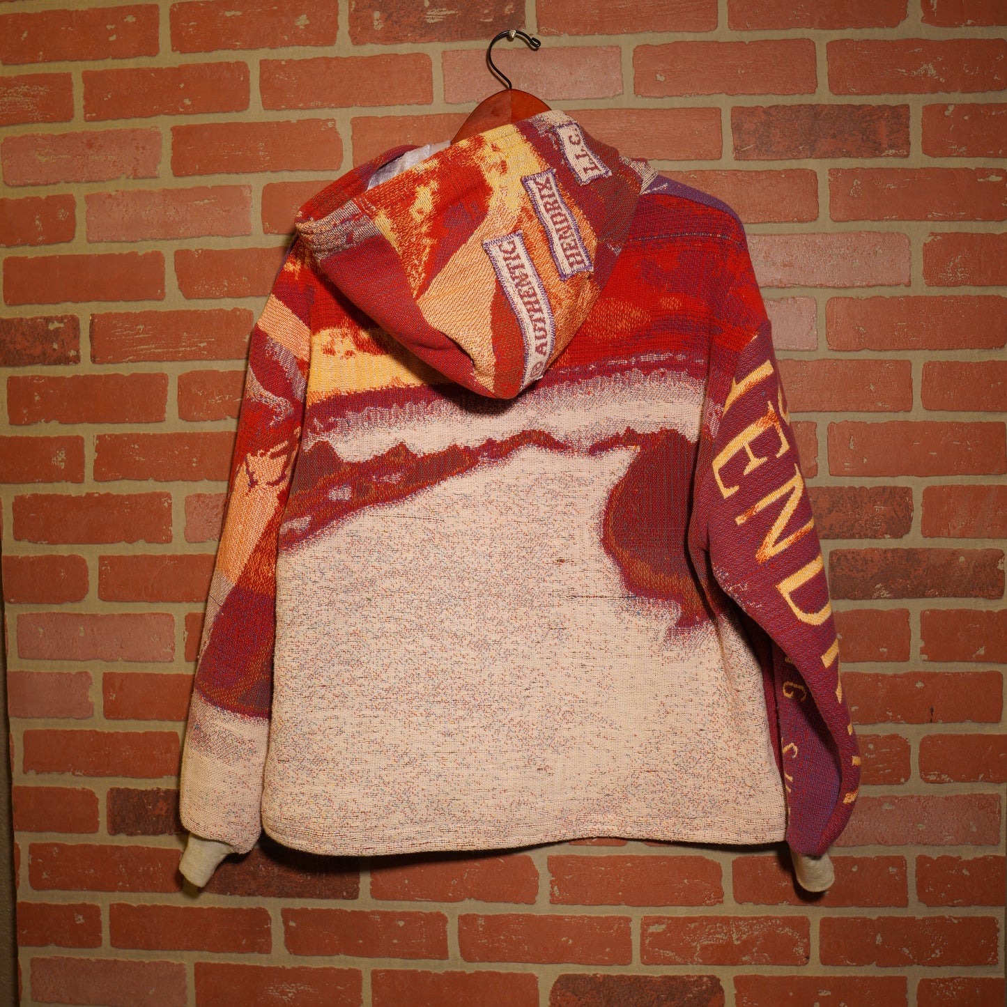 Trevs1of1 Custom Vintage Jimi Hendrix 1997 Promo Blanket Hoodie