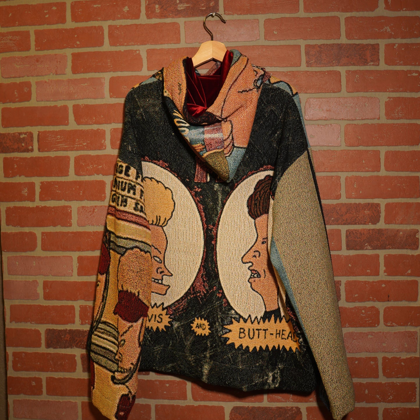 Trevs1of1 Custom Beavis & Butt-Head Blanket Hoodie