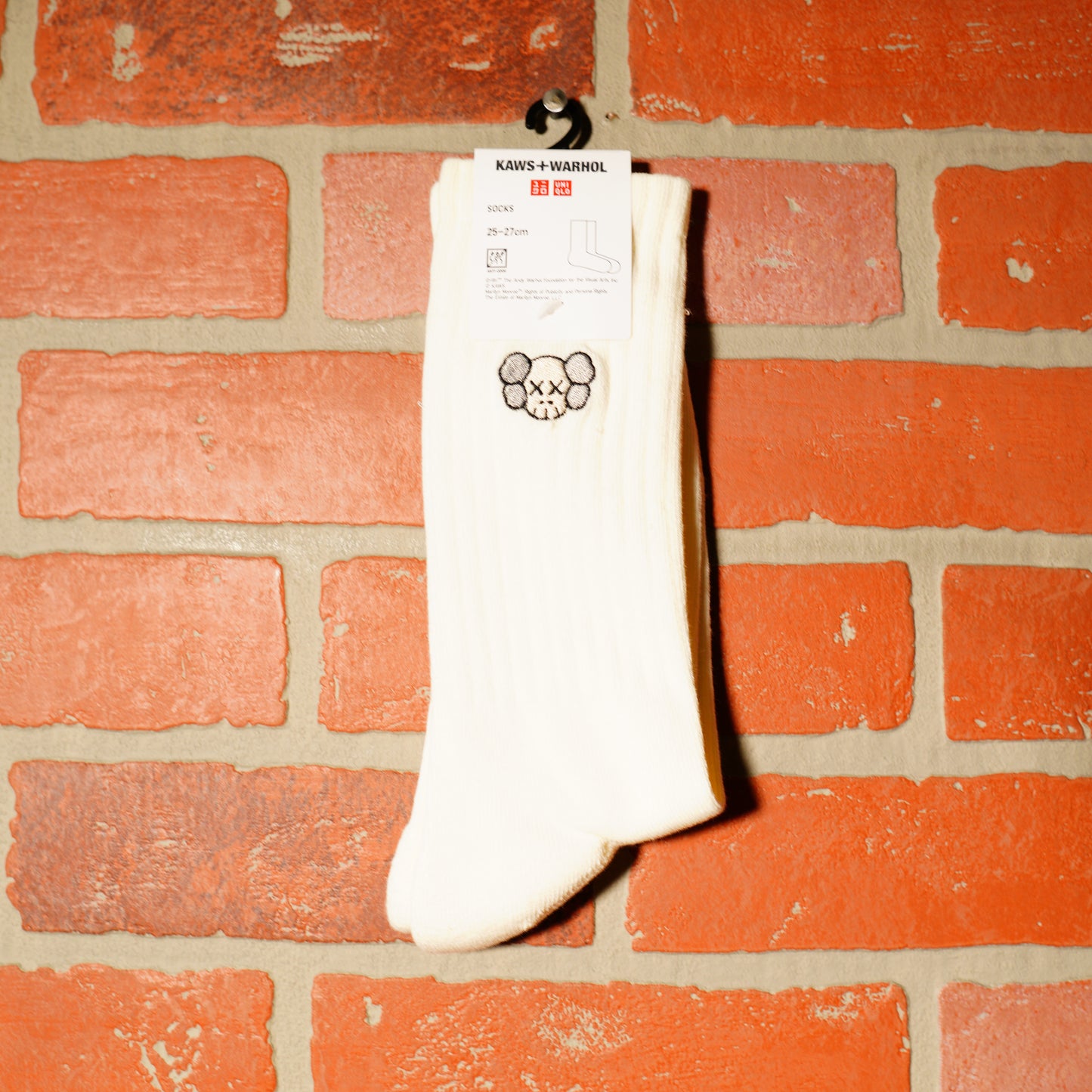 Uniqlo X Kaws X Warhol White Socks