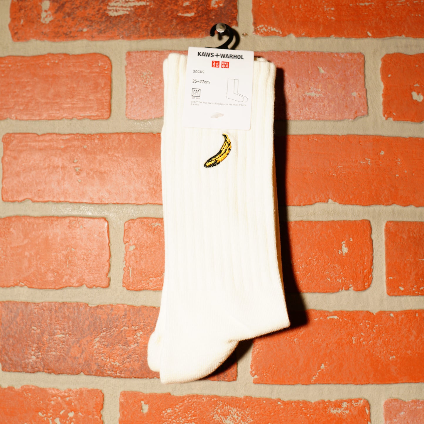 Uniqlo X Kaws X Warhol White Socks
