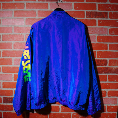 VTG Surf Style Quarter-Zip Purple Jacket