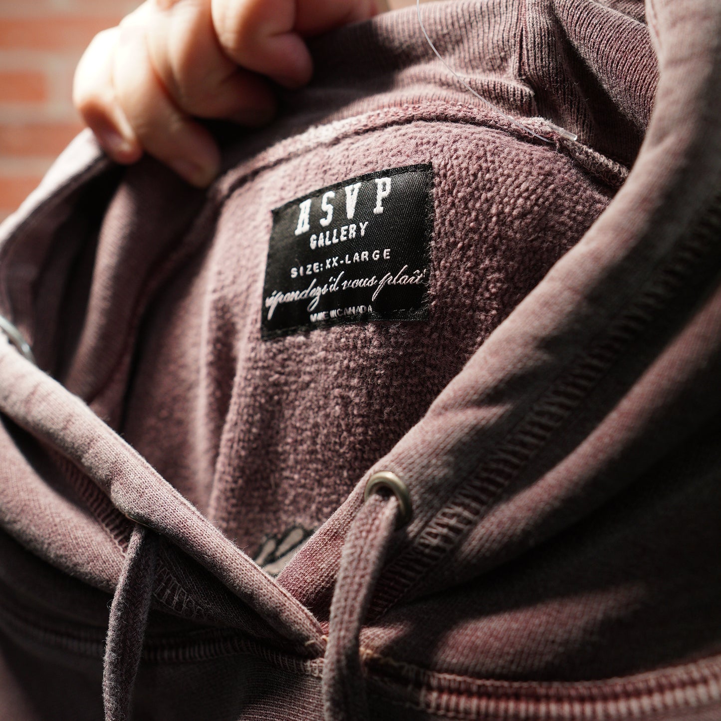 RSVP Gallery Dyed R Logo Hoodie
