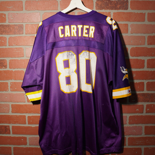 VTG NFL Minnesota Vikings Carter Football Jersey