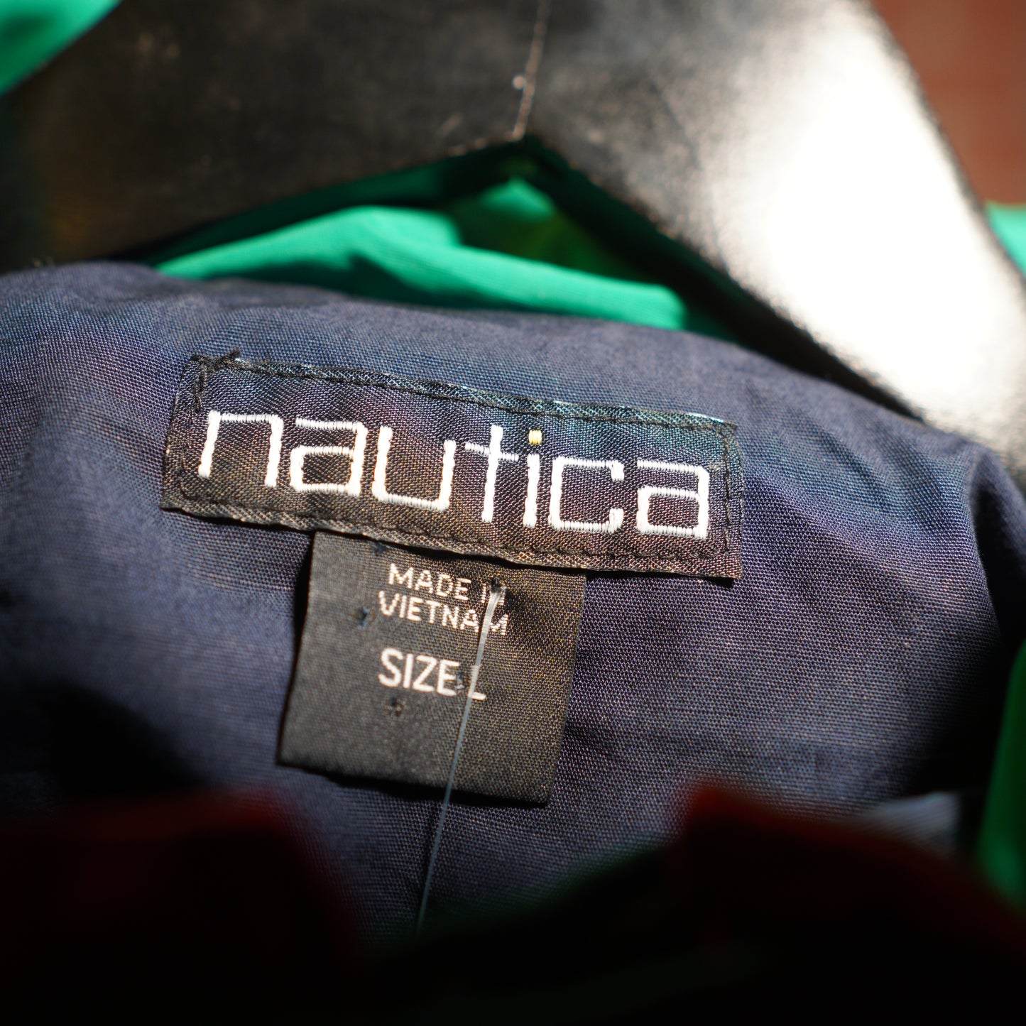 VTG Nautica Navy/Red Zip-Up Shell Jacket
