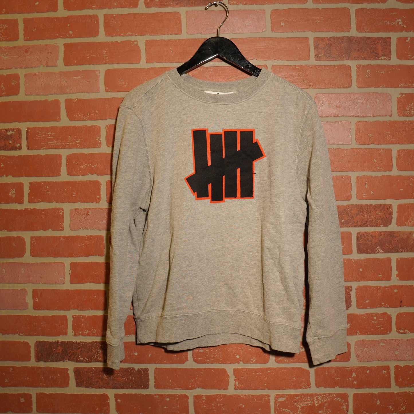 Undefeated 5-Strike Logo Grey Crewneck