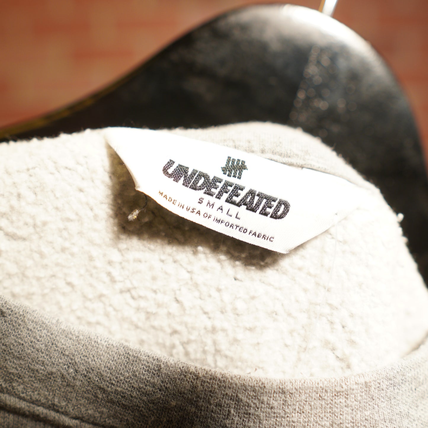Undefeated 5-Strike Logo Grey Crewneck