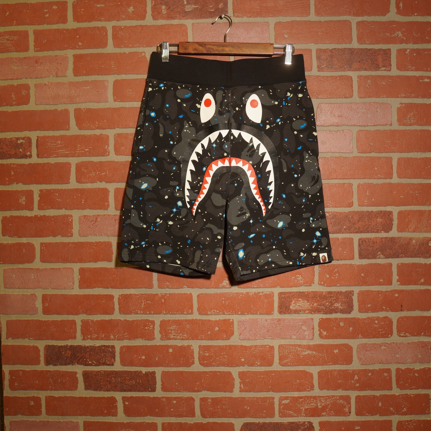 Bape A Bathing Ape Space Camo Shorts