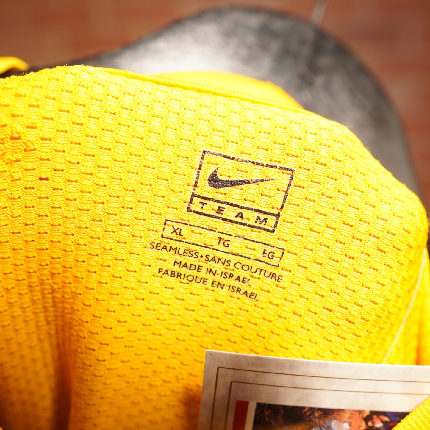 VTG Nike Real Madrid FC Yellow Soccer Kit Jersey