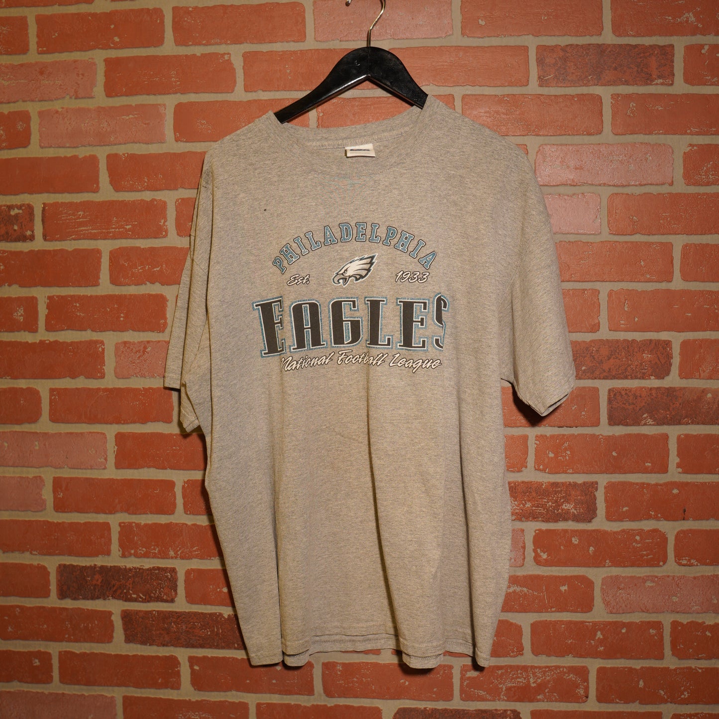 VTG NFL Philadelphia Eagles Grey Logo Tee