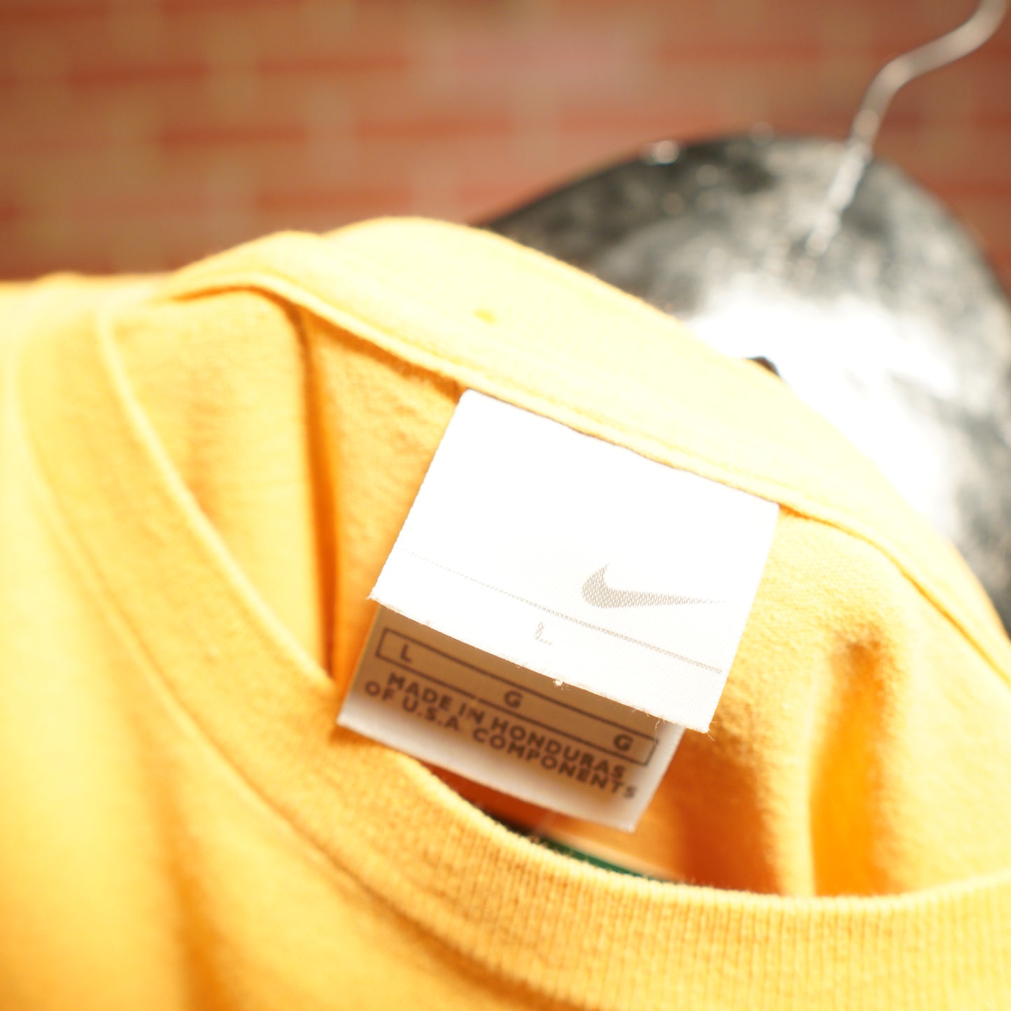 VTG Nike Just Do It Yellow Tee
