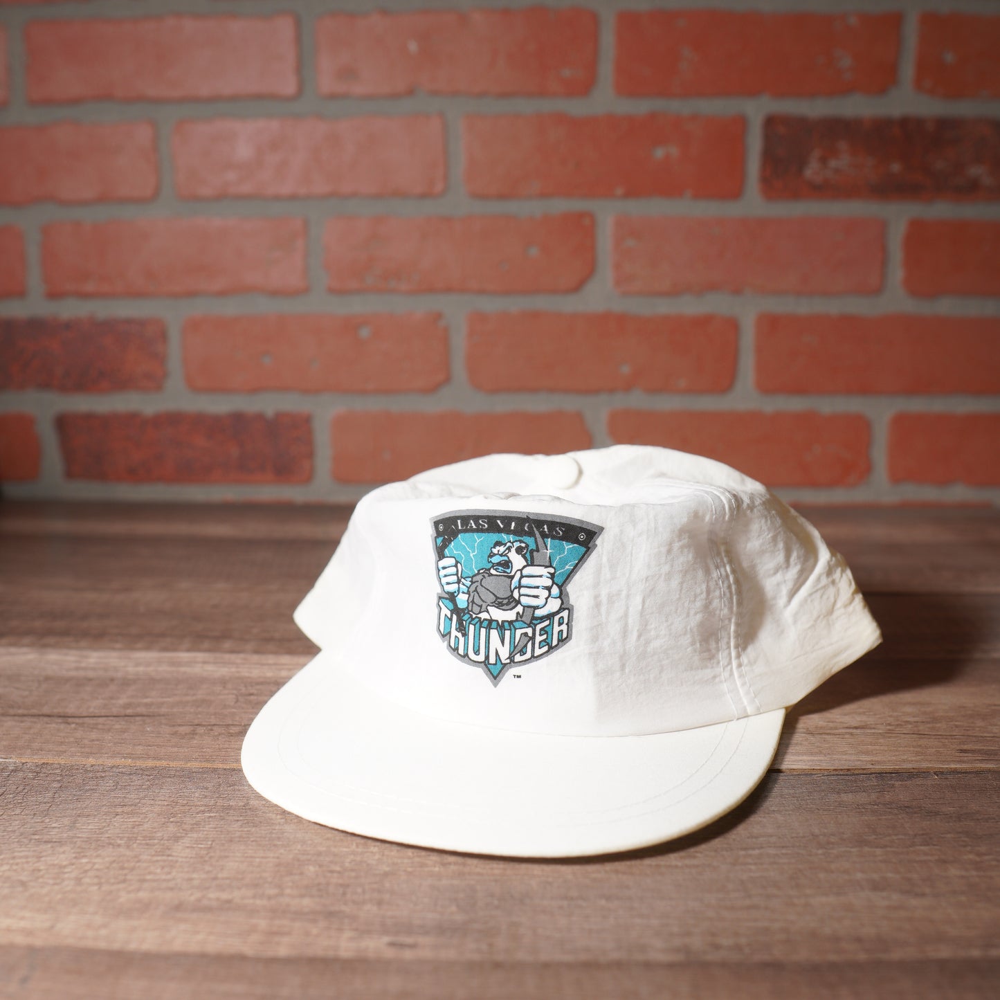 VTG IHL Las Vegas Thunder White Snapback Hat