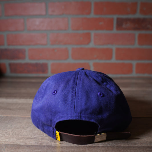 Golfwang Purple Leather Back Logo Hat