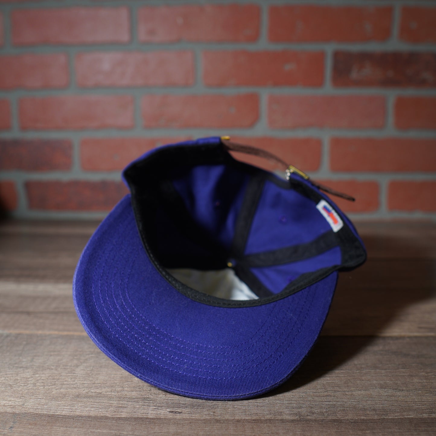 Golfwang Purple Leather Back Logo Hat